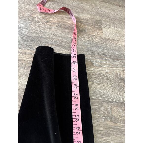 Milly Black Velvet Pants Size 4 - Picture 9 of 9